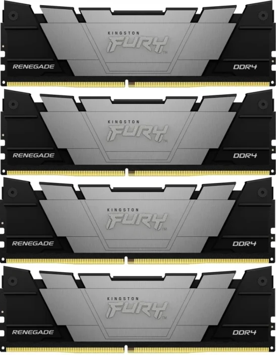 Оперативная память DDR4 Kingston Fury Renegade Black 4x8 ГБ 3200MHz (KF432C16RB2K4/32)