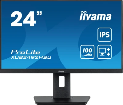 Монитор Iiyama 23.8&quot; ProLite XUB2492HSU-B6 IPS FHD 100Гц черный (XUB2492HSU-B6)