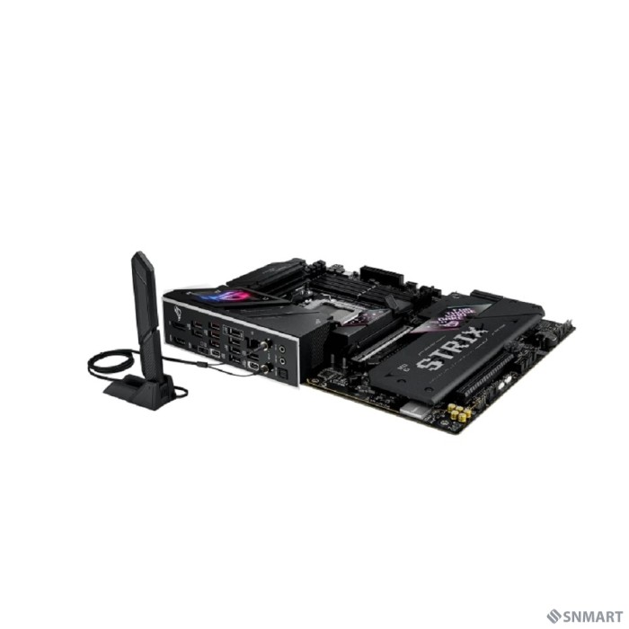 ASUS ROG STRIX B850-E GAMING WIFI (Socket AM5, ATX, 4xDDR5(256GB), DP/HDMI/USB4, 1xPCIe 5.0x16/1xPCIe 4.0x16, 1xLAN (5GbE), Wi-Fi 7, BT, 4xSATA 6Gb/s, 5xM.2, 2xType-C, 6xUSB 3.2, 4xUSB 2.0)