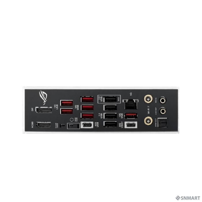 ASUS ROG STRIX B850-E GAMING WIFI (Socket AM5, ATX, 4xDDR5(256GB), DP/HDMI/USB4, 1xPCIe 5.0x16/1xPCIe 4.0x16, 1xLAN (5GbE), Wi-Fi 7, BT, 4xSATA 6Gb/s, 5xM.2, 2xType-C, 6xUSB 3.2, 4xUSB 2.0)