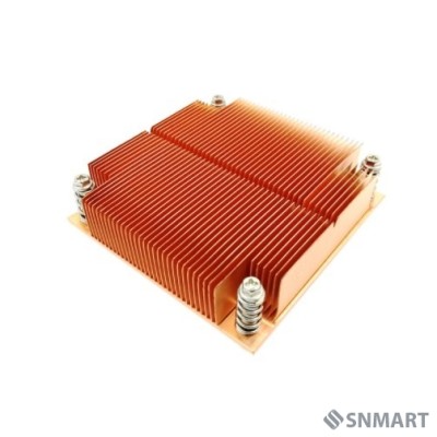 Exegate EX286163RUS Радиатор для процессора ExeGate ESNK-0047.1U.2011/2066.Cu (Медный, socket LGA2011/2066, TDP 100W, 435г, на винтах, с термопастой, Retail box)