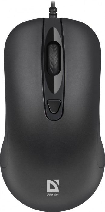 Мышь Defender MB-230 черный оптическая 1000dpi USB 2but (52231)
