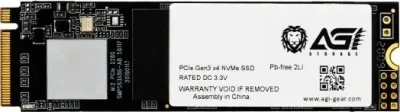 Накопитель SSD AGi 256 ГБ AI198 M.2 PCIe 3.0 x4 (AGI256G16AI198)