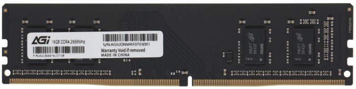 Оперативная память DDR4 AGi UD138 16 ГБ 2666MHz (AGI266616UD138)