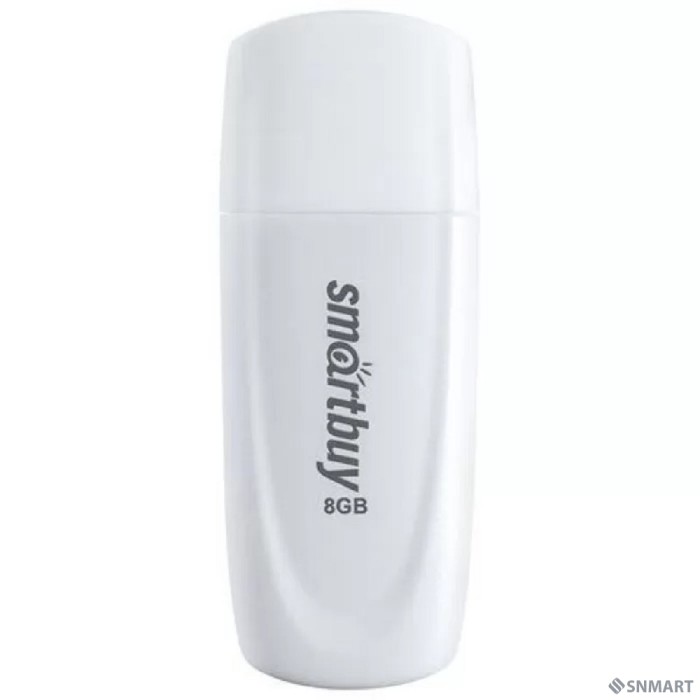 Smartbuy USB Drive 8GB Scout White (SB008GB2SCW) UFD 2.0