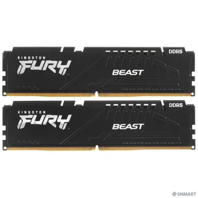 Kingston 32GB DDR5 5600 FURY Beast Black EXPO DIMM (Kit 2*16gb) 1RX8 36-38-38 1.25V KF556C36BBEK2-32