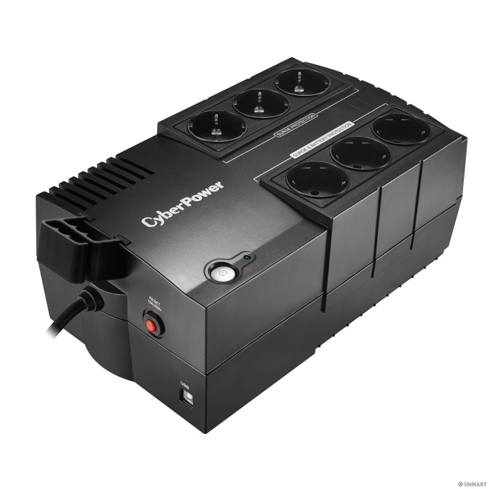 CyberPower BS450E NEW ИБП Line-Interactive, 450VA/270W USB, (4+4 EURO), 12В/4.5 Ач х 1