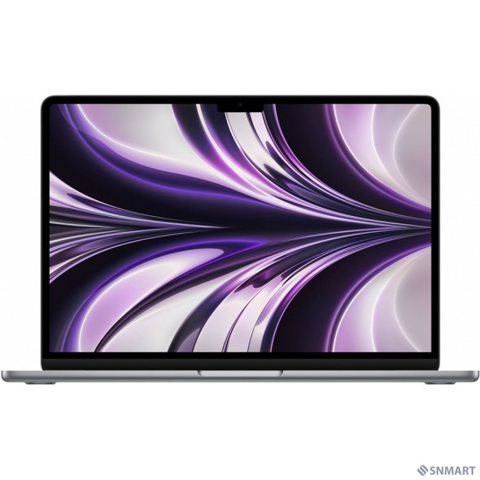 Apple MacBook Air 13-inch Mid 2022 [MC7U4B/A] (КЛАВ.РУС.ГРАВ.) Space Gray 13.6" Liquid Retina [(2560x1600) M2 8C CPU 8C GPU/16GB/256GB SSD/рекоменд.переходник 11007065]