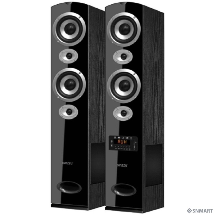 Ginzzu GM-328, Акустическая система 2.0, 2x100W/BT/USB/SD/FM/AUX/ДУ