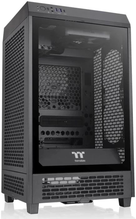 Компьютерный корпус Thermaltake The Tower 200 черный без БП miniITX