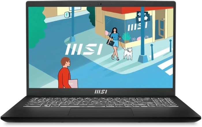 Ноутбук MSI Modern 15 H B13M-097XRU Core i7 13700H 16ГБ SSD 512ГБ Intel Iris Xe graphics 15.6" IPS FHD Free DOS черный (9S7-15H411-097)