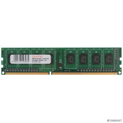 QUMO DDR3 DIMM 4GB (PC3-12800) 1600MHz QUM3U-4G1600C(N)11L 1.35V