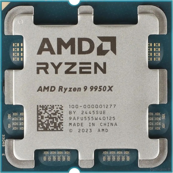 CPU AMD RYZEN 9 9950X OEM (100-000001277) [Granite Ridge AM5, Base 4,30GHz, Turbo 5,70GHz, GPU Radeon Graphics, L3 64Mb, TDP 170W]