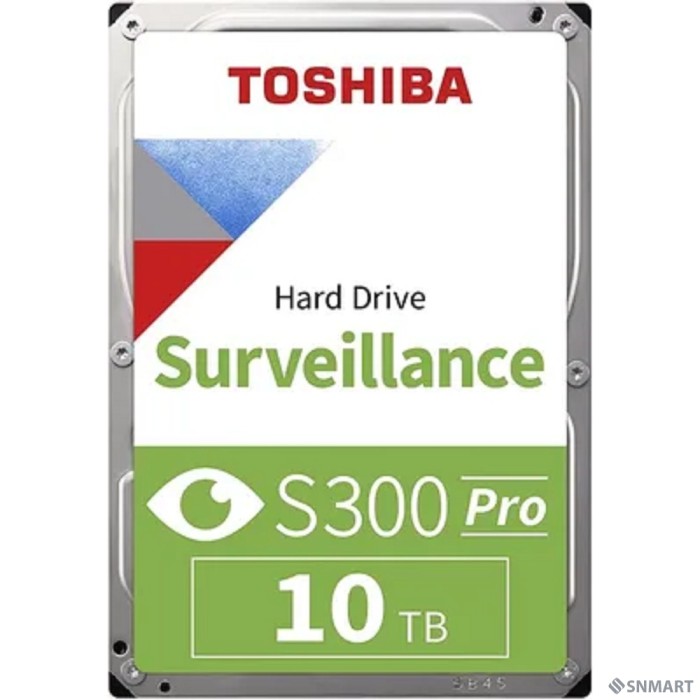10TB Toshiba Surveillance S300 (HDWT31AUZSVA) [SATA 6.0Gb/s, 7200 rpm, 256Mb buffer, 3.5" для видеонаблюдения]