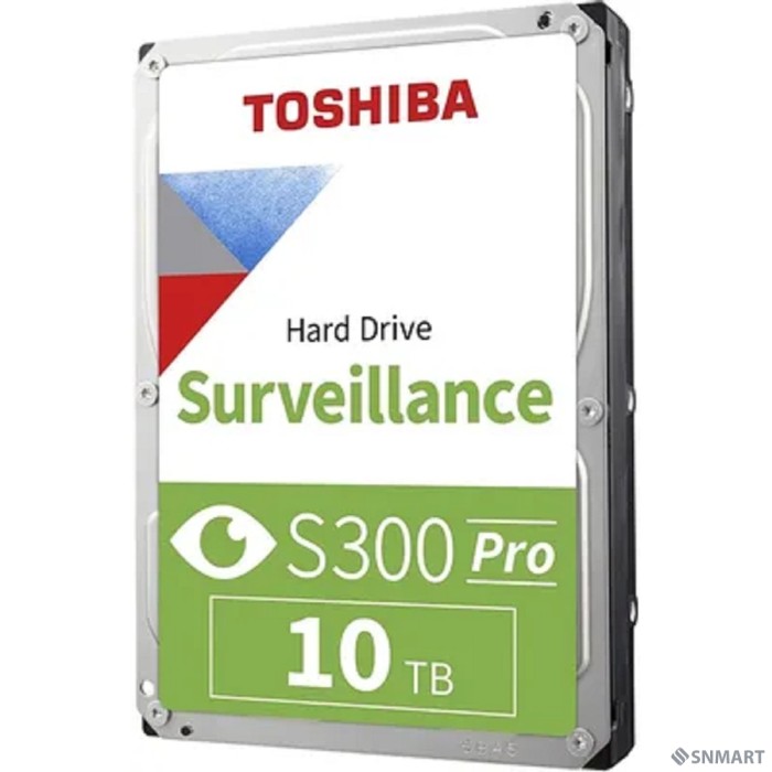 10TB Toshiba Surveillance S300 (HDWT31AUZSVA) [SATA 6.0Gb/s, 7200 rpm, 256Mb buffer, 3.5" для видеонаблюдения]