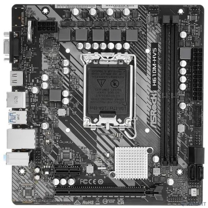 Asrock H610M-HVS [LGA1700, 2xDDR4, 4xSATA, D-Sub, HDMI, mATX]