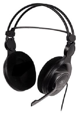 Наушники с микрофоном A4Tech HS-100 черный/серый 2м мониторные оголовье