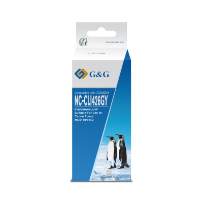 Картридж струйный G&amp;G NC-CLI426GY серый (8.4мл) для Canon Pixma MG6140/MG8140