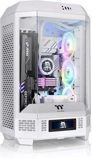 Компьютерный корпус Thermaltake The Tower 300 Snow белый без БП miniITX