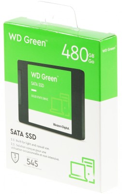 Накопитель SSD WD SATA-III 480GB WDS480G3G0A Green 2.5&quot;