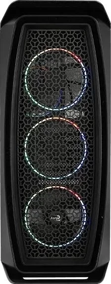 Компьютерный корпус Aerocool Aero One Eclipse-G-BK-v1 черный без БП ATX