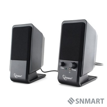 Gembird SPK-510, черный, 6 Вт, рег. громкости, разъём для наушников,USB-питание