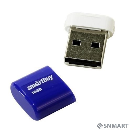 Smartbuy USB Drive 16GB LARA Blue SB16GBLARA-B