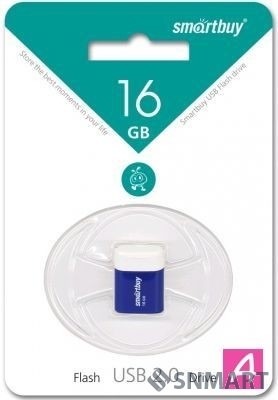 Smartbuy USB Drive 16GB LARA Blue SB16GBLARA-B