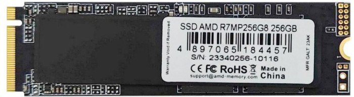 Накопитель SSD AMD 256 ГБ Radeon M.2 PCIe 4.0 x4 (R7MP256G8)