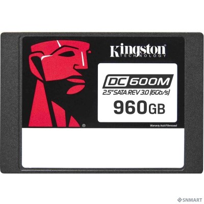 Kingston SSD DC600M, 960GB, 2.5&quot; 7mm, SATA3, 3D TLC, SEDC600M/960G