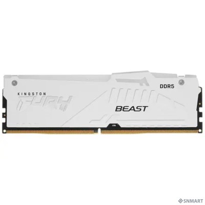 Kingston 16GB 5200MT/s DDR5 CL36 DIMM FURY Beast White RGB EXPO KF552C36BWEA-16