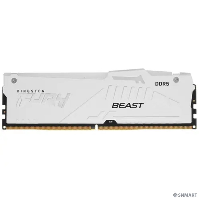 Kingston 16GB 5200MT/s DDR5 CL36 DIMM FURY Beast White RGB EXPO KF552C36BWEA-16