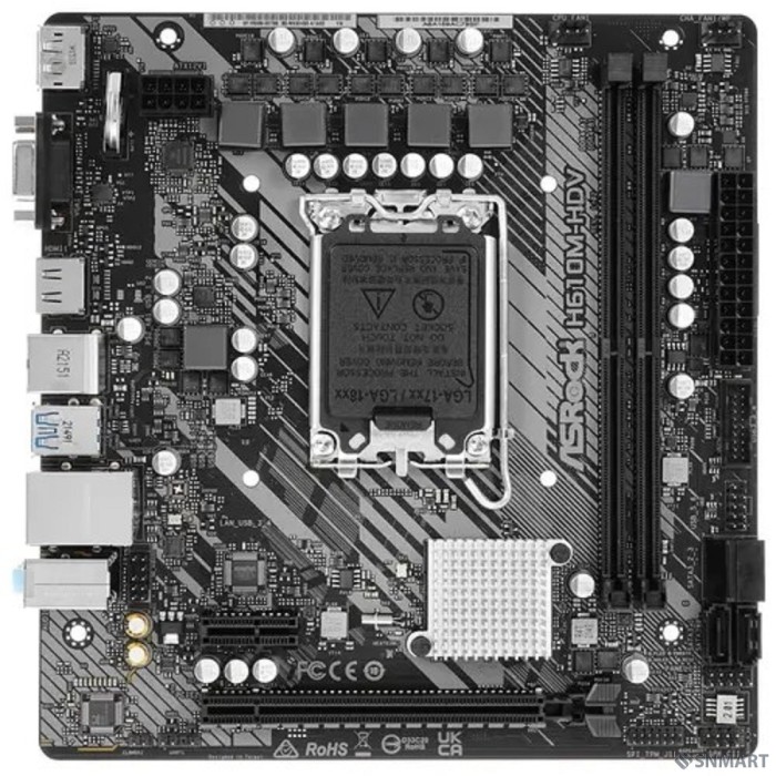 Asrock H610M-HDV [LGA1700, 2xDDR4, 4xSATA, D-Sub, HDMI DP, mATX]