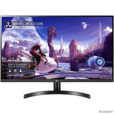 LCD LG 27&quot; 27QN600-B черный [IPS 2560x1440 75Hz 5ms 178/178 8bit(6bit+FRC) 350cd 1000:1  HDR10 HDMI DisplayPort vesa]