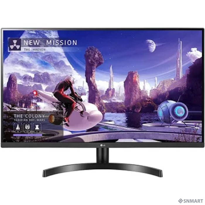 LCD LG 27" 27QN600-B черный [IPS 2560x1440 75Hz 5ms 178/178 8bit(6bit+FRC) 350cd 1000:1  HDR10 HDMI DisplayPort vesa]
