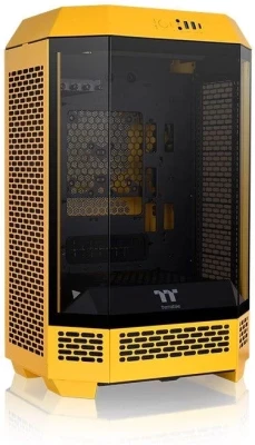 Компьютерный корпус Thermaltake The Tower 300 Bumblebee желтый без БП miniITX