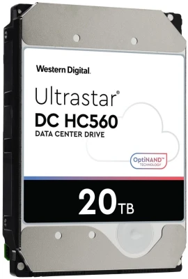 Жесткий диск WD SATA-III 20TB 0F38765 WUH722020BLE604 Server Ultrastar DC HC560 512E (7200rpm) 512Mb 3.5&quot;