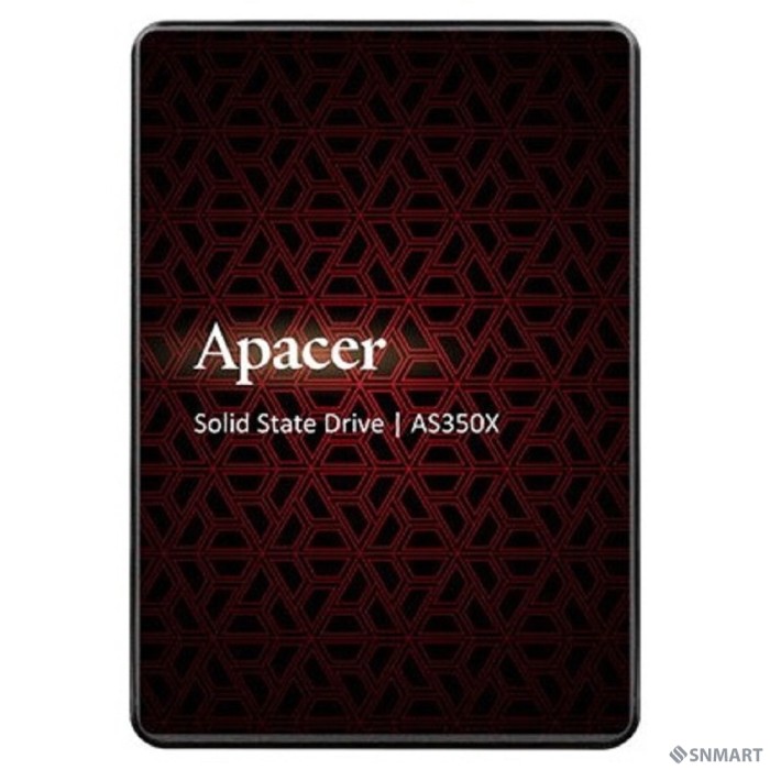 Apacer SSD PANTHER AS350X 512Gb SATA 2.5" 7mm, R560/W540 Mb/s, IOPS 80K, MTBF 1,5M, 3D NAND, Retail (AP512GAS350XR-1)