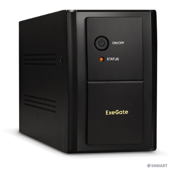 Exegate EP285481RUS ИБП ExeGate SpecialPro UNB-1000.LED.AVR.C13.RJ <1000VA/650W, LED, AVR, 6*IEC-C13, RJ45/11, Black>