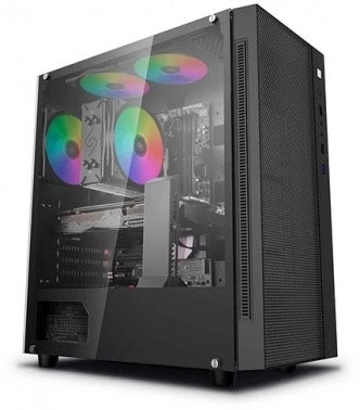 ПК IRU Game 520B5G MT Ryzen 5 5600 (3.5) 16Gb SSD512Gb RX 6600 8Gb Free DOS GbitEth 650W черный (2061477)