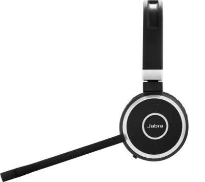 Наушники с микрофоном Jabra Evolve 65 SE черный накладные BT оголовье (6599-833-309)
