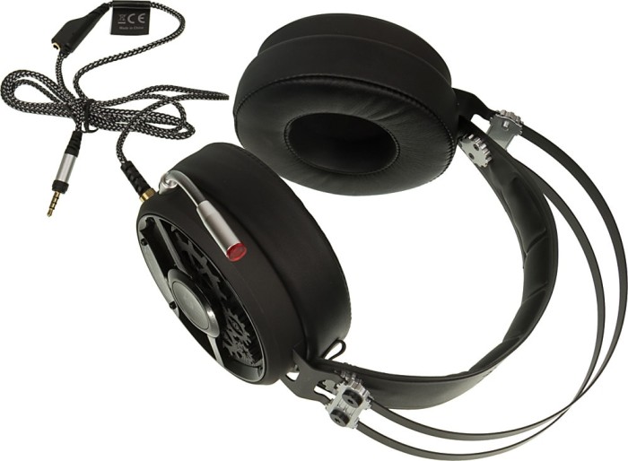 Наушники с микрофоном A4Tech Bloody M660 черный/красный 1.2м мониторные оголовье (M660 B/R)