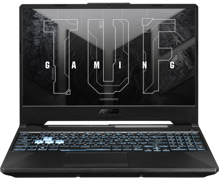 Ноутбук Asus TUF Gaming A15 FA506NF-HN042 Ryzen 5 7535HS 8ГБ SSD 512ГБ NVIDIA GeForce RTX 2050 4ГБ 15.6" IPS FHD noOS черный (90NR0JE7-M004R0)