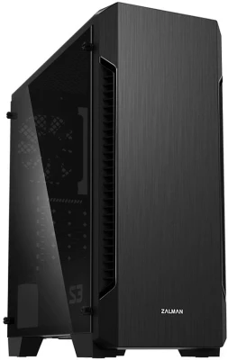 Компьютерный корпус Zalman S3 TG черный без БП ATX