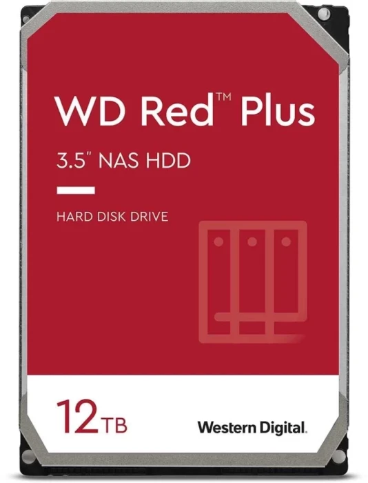 Жесткий диск (HDD) WD Red Plus 12 ТБ (WD120EFBX)