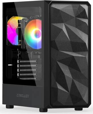 ПК Teclast G01 i3 12100F (3.3ГГц) 16ГБ SSD 1ТБ RTX3050 6ГБ Windows 11 Home 500W черный (G01 12100F16G1T3050KRU)