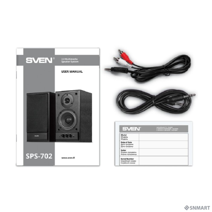 SVEN SPS-702, орех [2.0, 2х20 Вт]