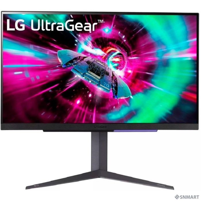 LCD LG 27" 27GR93U-B UltraGear черный [IPS 3840x2160 144Hz 1ms 400cd 2xHDMI DisplayPort HDR10 DisplayHDR400 USB] [27gr93u-b.aruz]