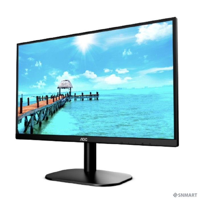 LCD AOC 21.5" 22B2H черный [VA 1920x1080 75Hz 6.5ms 178/178 200cd 200M:1 HDMI1.4]