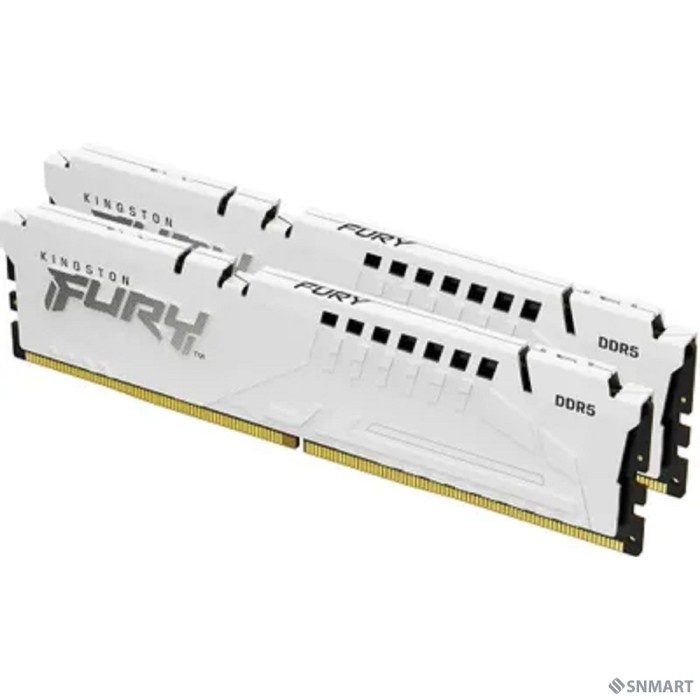 Kingston 32GB 5600MT/s DDR5 CL40 DIMM (Kit of 2) FURY Beast White XMP KF556C40BWK2-32